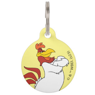 Médaillon Pour Animaux Armoiries de Foghorn Leghorn franchies
