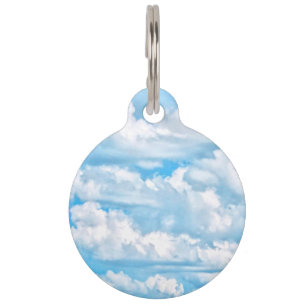 Médaillon Pour Animaux Arrière - plan ensoleillé heureux de bleu de