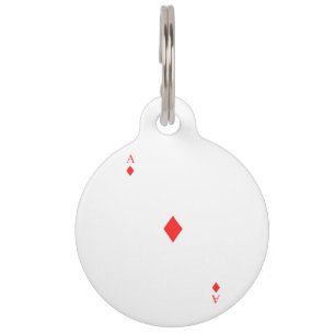 Médaillon Pour Animaux As des diamants