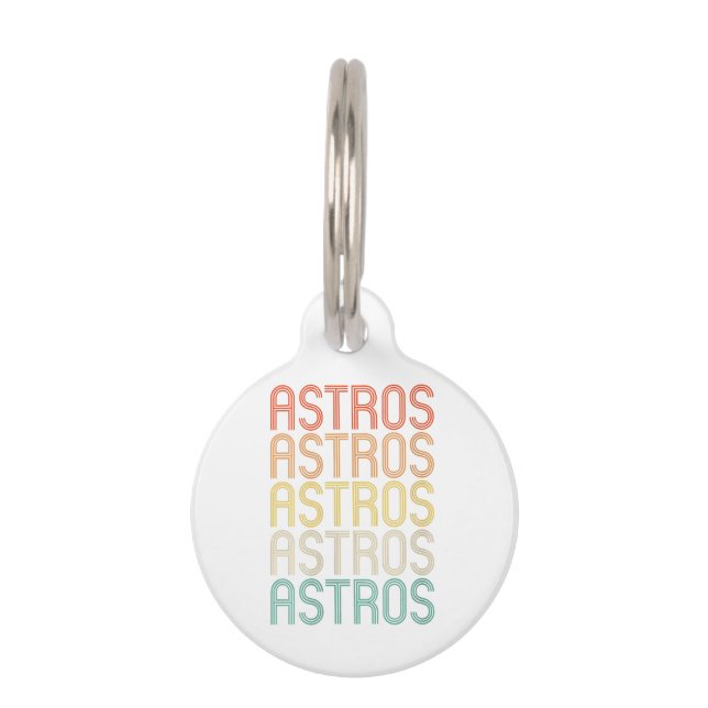 Médaillon Pour Animaux Astros  (Devant)