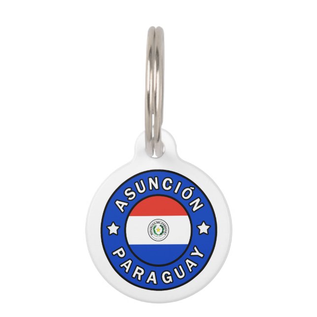 Médaillon Pour Animaux Asunción Paraguay (Devant)