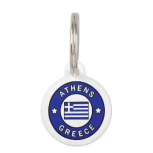 Médaillon Pour Animaux Athènes Grèce