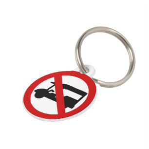 Médaillon Pour Animaux AUCUN TAXI Tuk-Tuk ⚠ Route de Thaïlande ⚠