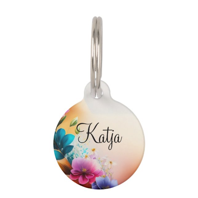 Médaillon Pour Animaux Auqarell (Devant)