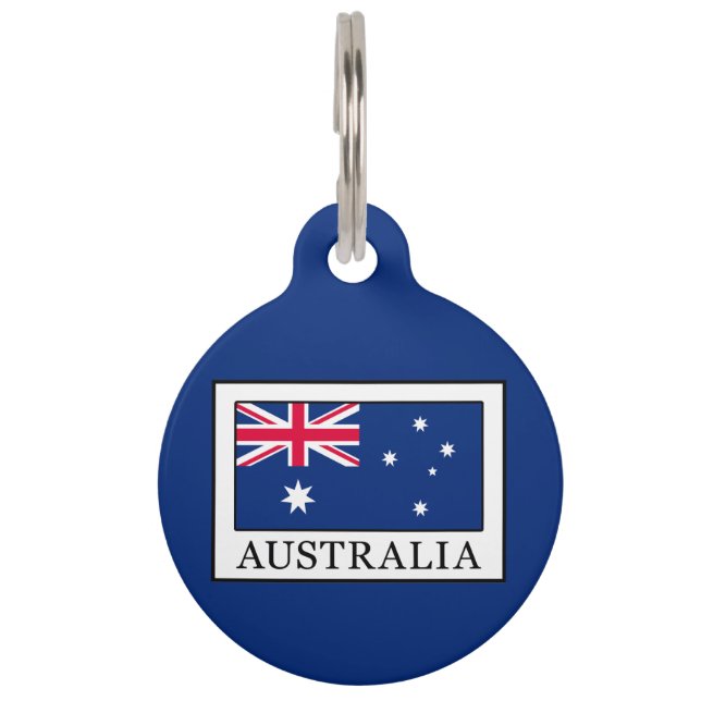 Médaillon Pour Animaux Australie (Devant)