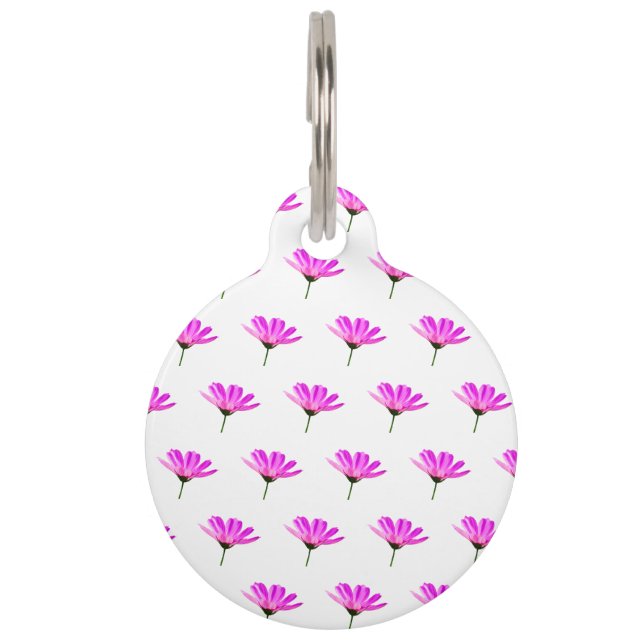 Médaillon Pour Animaux Baise rose (Devant)
