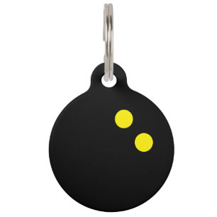 Médaillon Pour Animaux Bal de squash balise d'identification de animal po