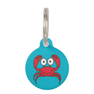 Médaillon Pour Animaux Balise Amour Crab