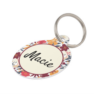 Médaillon Pour Animaux Balise Boho Pet ID, Balises Bohemian