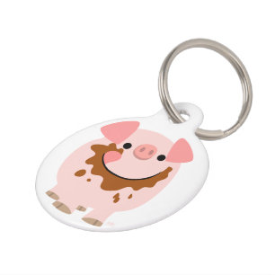 Médaillon Pour Animaux Balise Chien de porc au chocolat