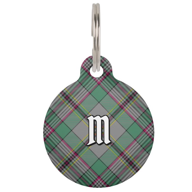 Médaillon Pour Animaux Balise Clan Craig Tartan Pet ID (Devant)