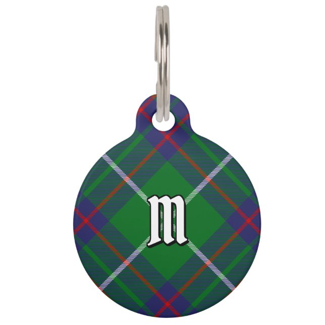 Médaillon Pour Animaux Balise Clan MacIntyre Chasse Tartan Pet ID (Devant)