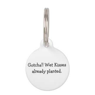 Médaillon Pour Animaux Balise de chien amusant, identification