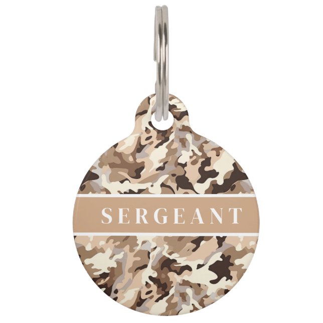 Médaillon Pour Animaux Balise de jeu de nom personnalisé (Devant)