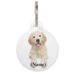 Médaillon Pour Animaux Balise/devis d'animal personnalisé arrondi