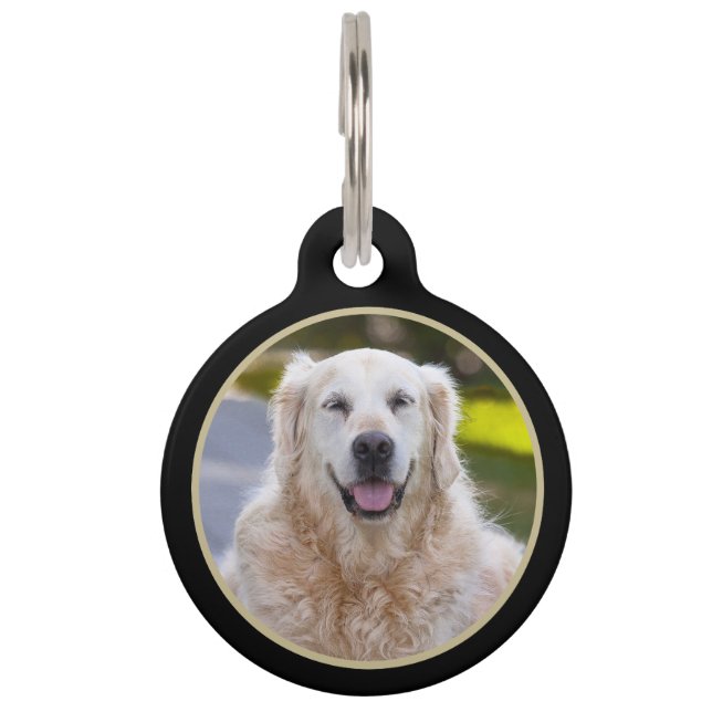 Médaillon Pour Animaux Balise d'identification d'animal de compagnie phot (Devant)