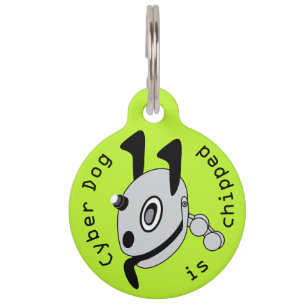 Médaillon Pour Animaux Balise d'identification de chien Cyberchien