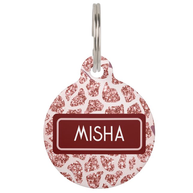 Médaillon Pour Animaux Balise d'identification de l'animal de compagnie d (Devant)