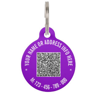 Médaillon Pour Animaux Balise d'identification de l'animal de compagnie d