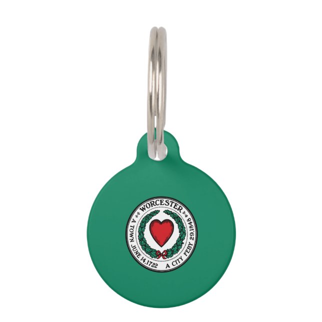 Médaillon Pour Animaux Balise d'identification de l'animal de compagnie d (Devant)