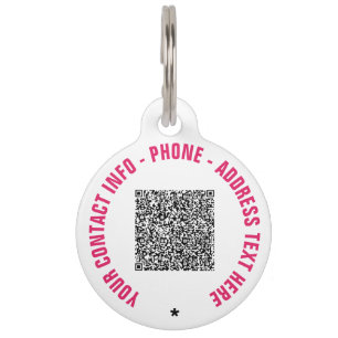 Médaillon Pour Animaux Balise d'identification de votre animal de compagn