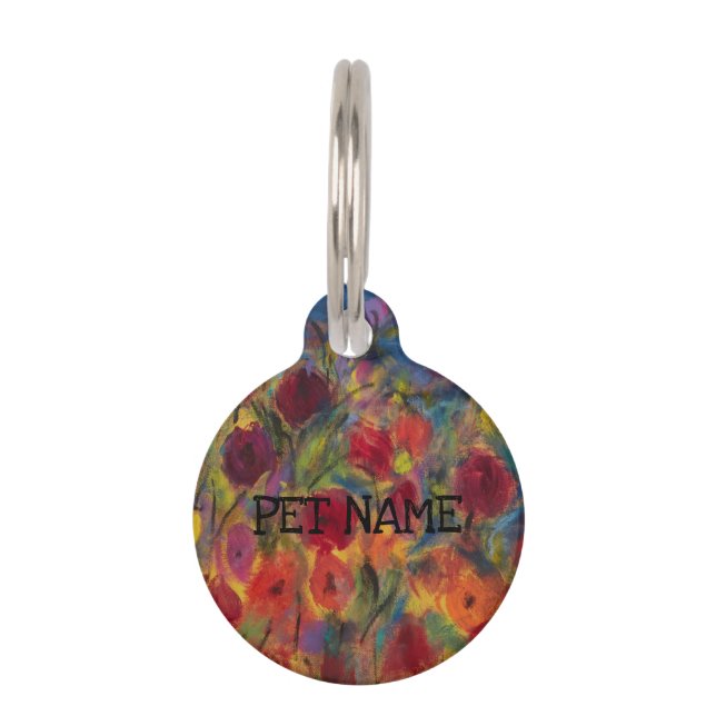 Médaillon Pour Animaux Balise ID animal de compagnie Calypso (Devant)