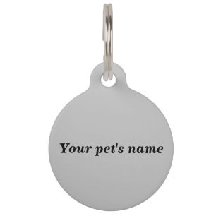 Médaillon Pour Animaux Balise Nom de votre animal de compagnie sur la for