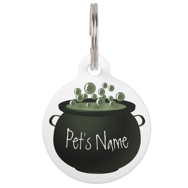 Médaillon Pour Animaux Balise personnalisée Wiccan Chien Tag personnalisé (Devant)