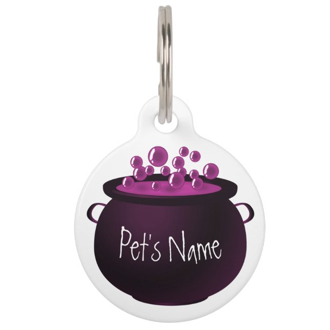 Médaillon Pour Animaux Balise personnalisée Wiccan Chien Tag personnalisé (Devant)
