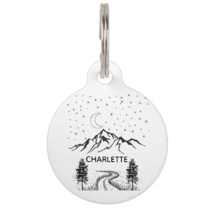 Médaillon Pour Animaux Balise Ronde Animal