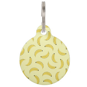 Médaillon Pour Animaux Bananes