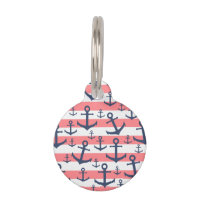 Bande de corail marine bleu ancre motif