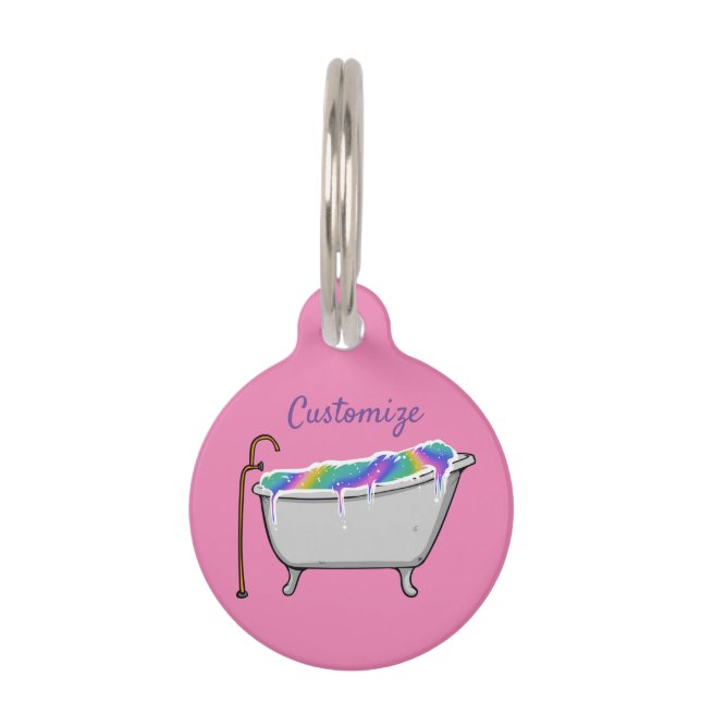 Médaillon Pour Animaux Bath Bomb Babe Thunder_Cove (Dos)