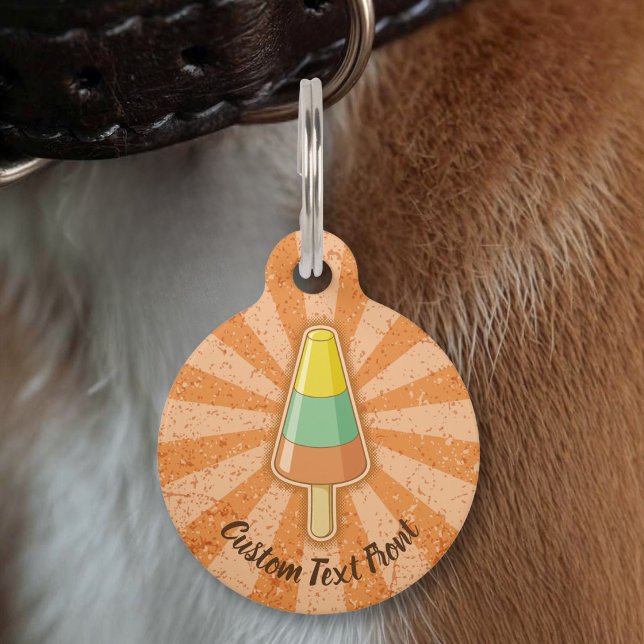 Médaillon Pour Animaux Bâtonnet de sorbet en forme de cône (Créateur téléchargé)
