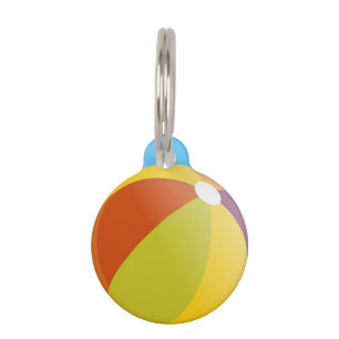 Médaillon Pour Animaux Beach Ball