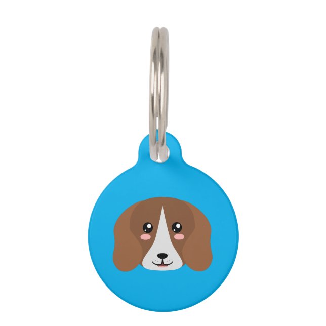 Médaillon Pour Animaux Beagle (Devant)