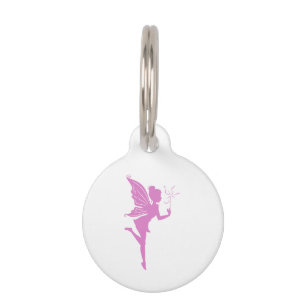 Médaillon Pour Animaux Belle silhouette de fée