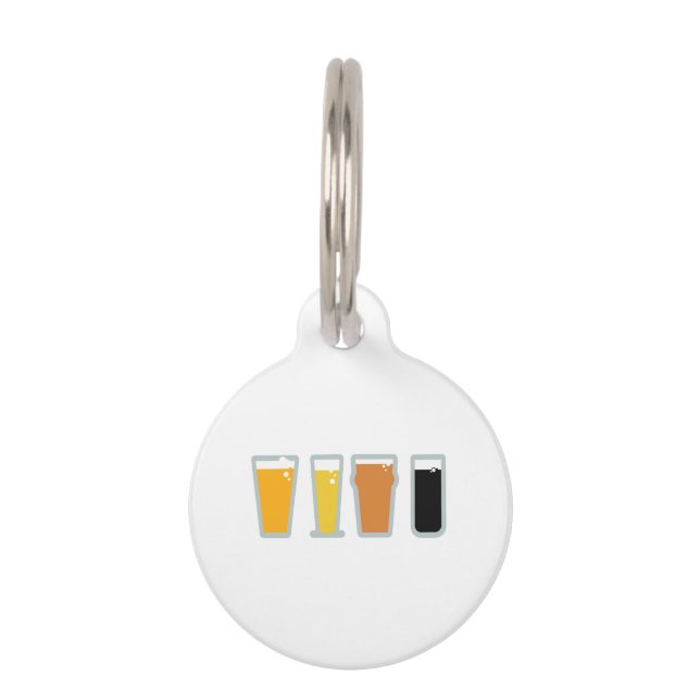 Médaillon Pour Animaux Bière artisanale (Devant)