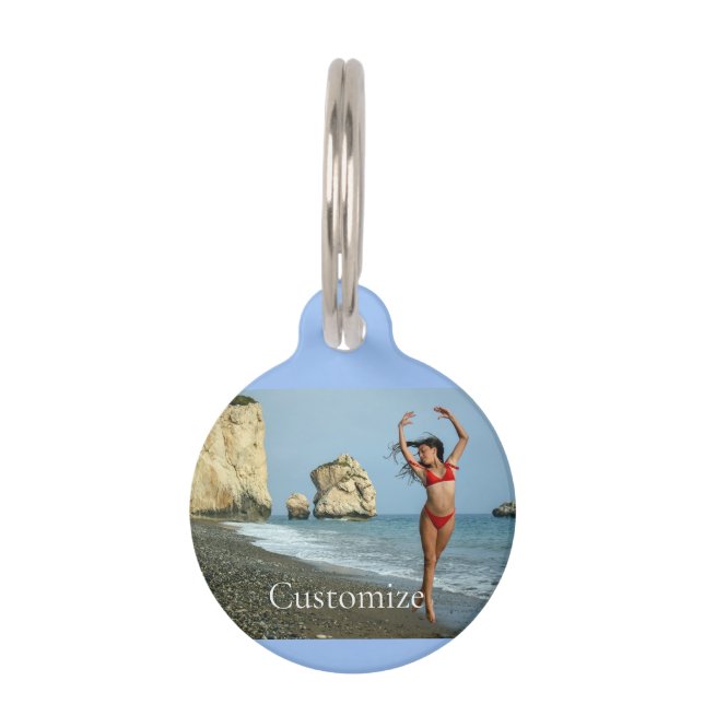 Médaillon Pour Animaux Bikini Model Dancing Thunder_Cove (Devant)