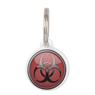 Médaillon Pour Animaux BioHazard Toxique