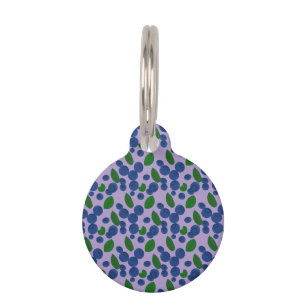 Médaillon Pour Animaux Blueberries Chien Bandana
