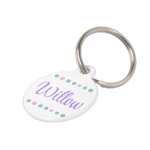 Médaillon Pour Animaux Boho Ombre