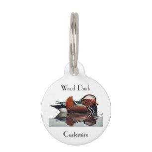 Médaillon Pour Animaux Bois Canard Thunder_Cove