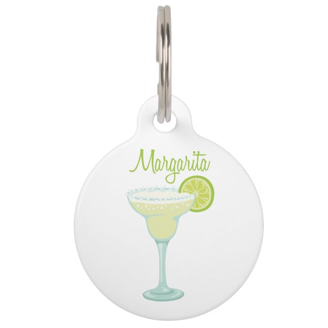 Médaillon Pour Animaux Boisson de margarita (Devant)