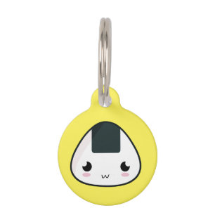 Médaillon Pour Animaux Boule de riz de Kawaii