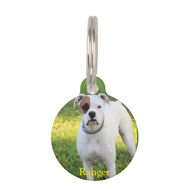 Médaillon Pour Animaux Boxer (Devant)