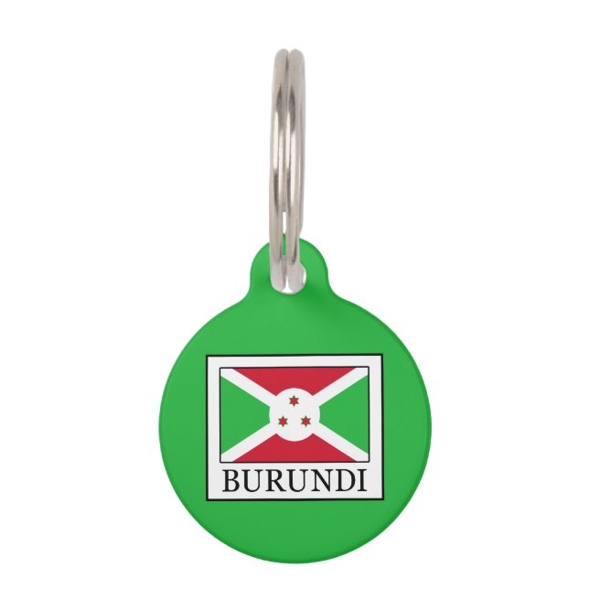 Médaillon Pour Animaux Burundi (Devant)