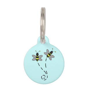 Médaillon Pour Animaux Buzzy gaffent des abeilles