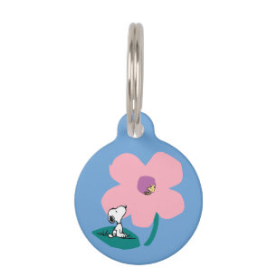 Médaillon Pour Animaux cacahuètes Illustration Nature Rose Flower