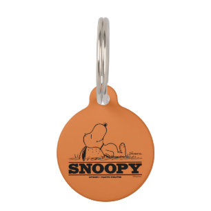 Médaillon Pour Animaux cacahuètes Snoopy Reest Break